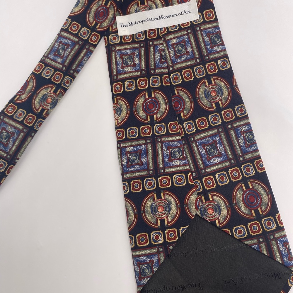Multicolor Geometric Tie - Picture 2 of 6